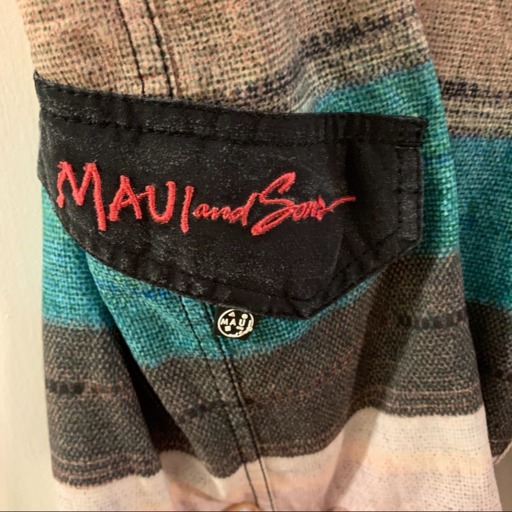 Maui and Sons men’s Swim Shorts size 32 - Picture 6 of 10